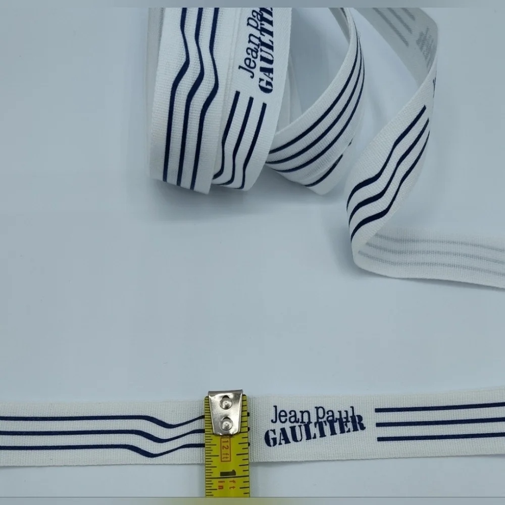 Jean Paul Gaultier Nautical Grosgrain Ribbon Authentic Designer Four (4) Yards
